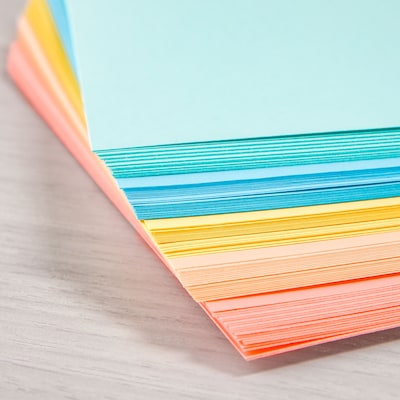 Astrobrights Punchy Pastels Colored Paper, 24 lbs., 8.5" x 11", Assorted Colors, 200 Sheets/Pack