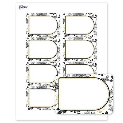 Avery Rectangle Laser/Inkjet Multipurpose Labels, 2-1/3 x 3-3/8, White, 80/Pack (19479371022)