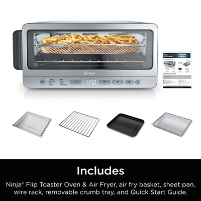 Ninja Flip Toaster Oven and Air Fryer, Silver (SP151)