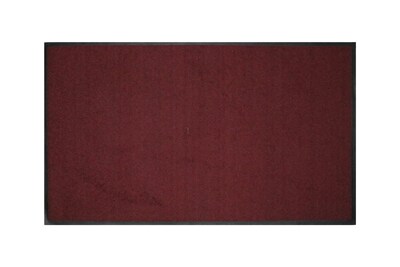 M + A Matting Brush Hog Commercial Scraper Floor Mat, 2 x 3, Burgundy (1305623160)