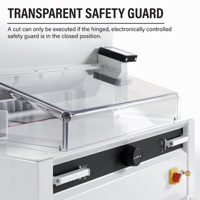 Triumph 5255 20 3/8" Guillotine Paper Cutter, White (CU0490)