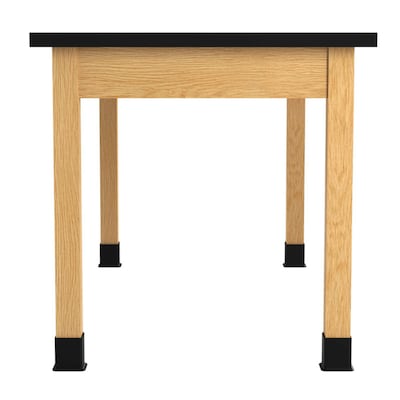 Diversified Woodcrafts School Classroom Rectangular Science Lab Table, 60" x 30", Oak (P7142BK30N)