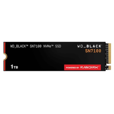 WD Black SN7100 1TB M.2 2280 PCIe Gen4 x4 Internal Solid State Drive, TLC 3D NAND (WDS100T4X0E-00CJA0)