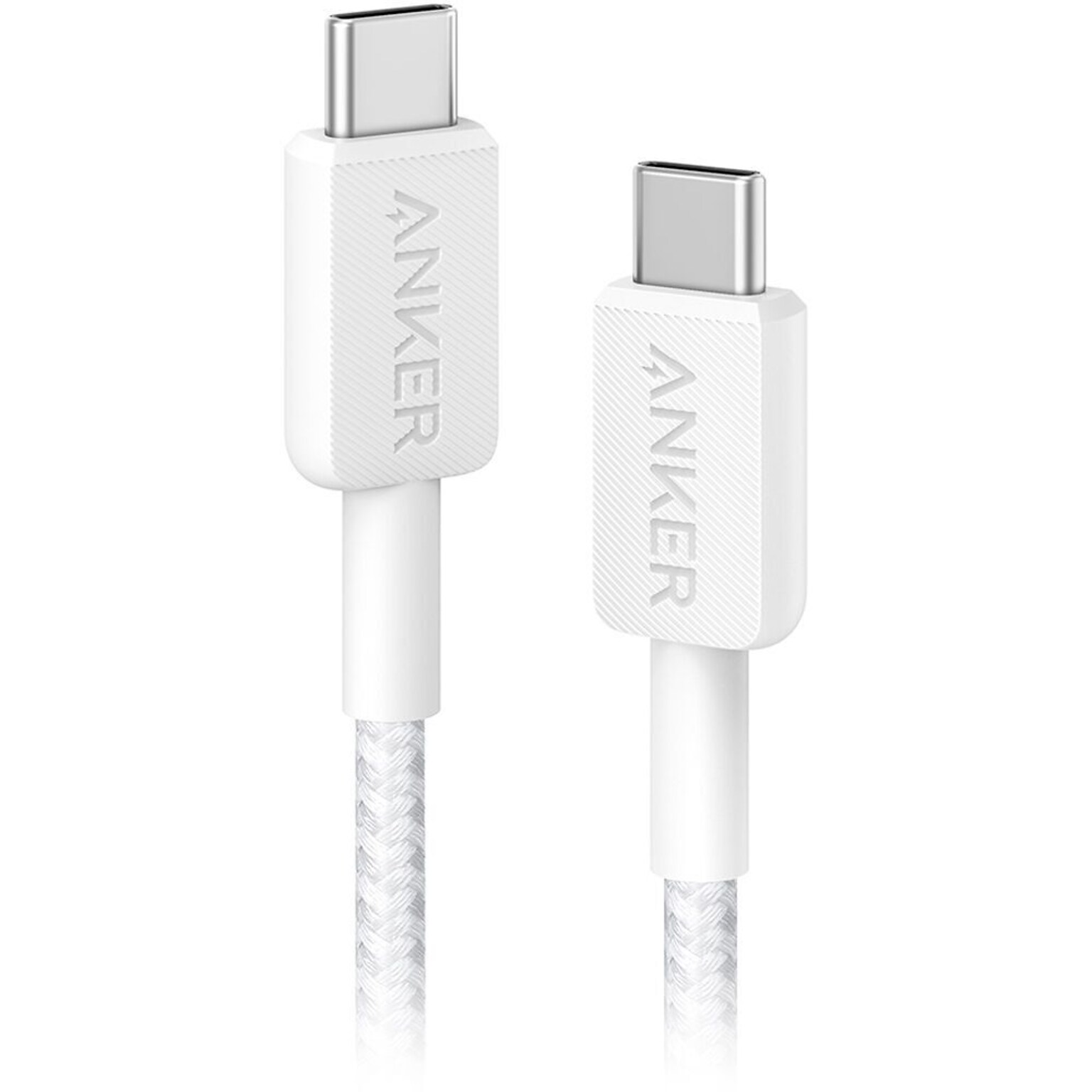 Anker 322 10 USB-C to USB-C Cable, Male to Male, White (A81F7H21-1)
