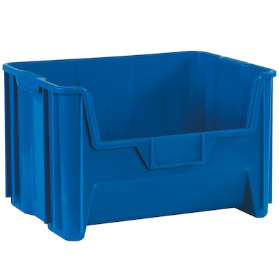 Quill Brand Giant Storage Bins, Blue, 3/Carton (BING110)