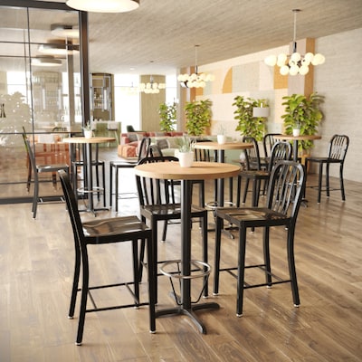 Flash Furniture Bennett 30"Dia. 1.5" Thickness Round Table Top, Wooden, Natural (GSF00330RNAT)