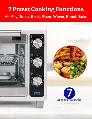 Betty Crocker 6-Slice Toaster Oven, White (BC-4637W)