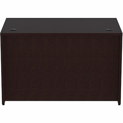 Lorell Essentials Series 48 W Desk Shell, Espresso (LLR18209)