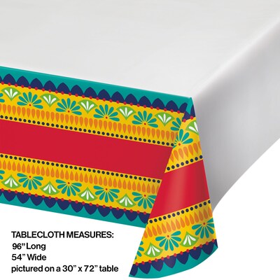 Creative Converting Fiesta Pottery Paper Tablecloths, 3/Pack (DTC374432TC)