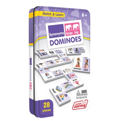 Junior Learning Synonyms Match & Learn Dominoes, Pack of 2 (JRL665-2)