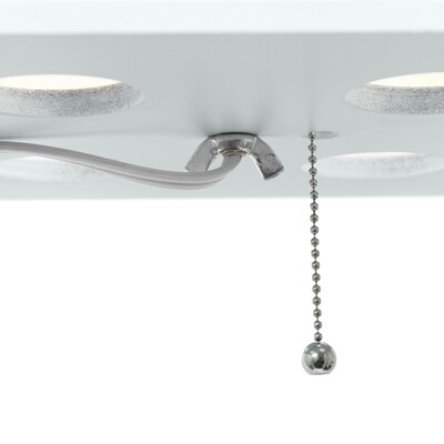 Creekwood Home Classix 62.5" Floor Lamp with Rectangular Shade, White (CWF-3007-WH-LB)