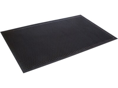 Crown Mats Crown-Tred Scraper Mat, 48 x 72, Black (TD 0046BK)