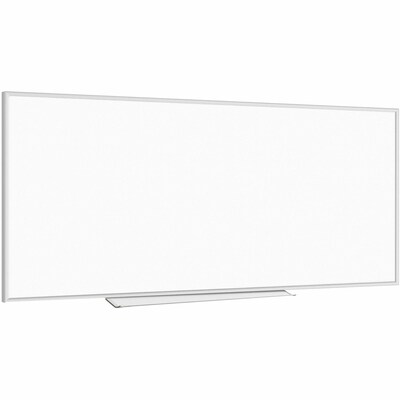 Lorell Styrene Dry-Erase Whiteboard, Aluminum Frame, 8' x 4' (LLR00503)