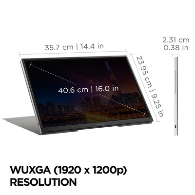 ViewSonic 16" 60Hz LED Monitor, Black (VG1656N)