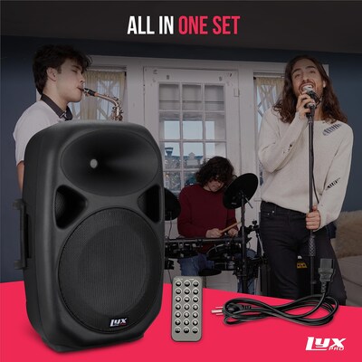 LyxPro 15 Inch Portable PA Speaker (LYXSPA15)
