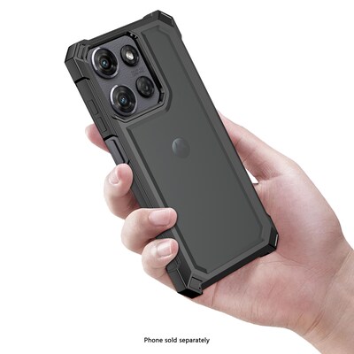 SaharaCase Raider Series GRIP Case for Motorola Moto G Stylus 5G, Shock Absorbing, Scorpion Black (CP00790)