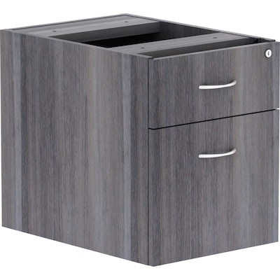 Lorell Essentials Series Box/File Hanging File Cabinet, Weathered Charcoal (LLR69562)