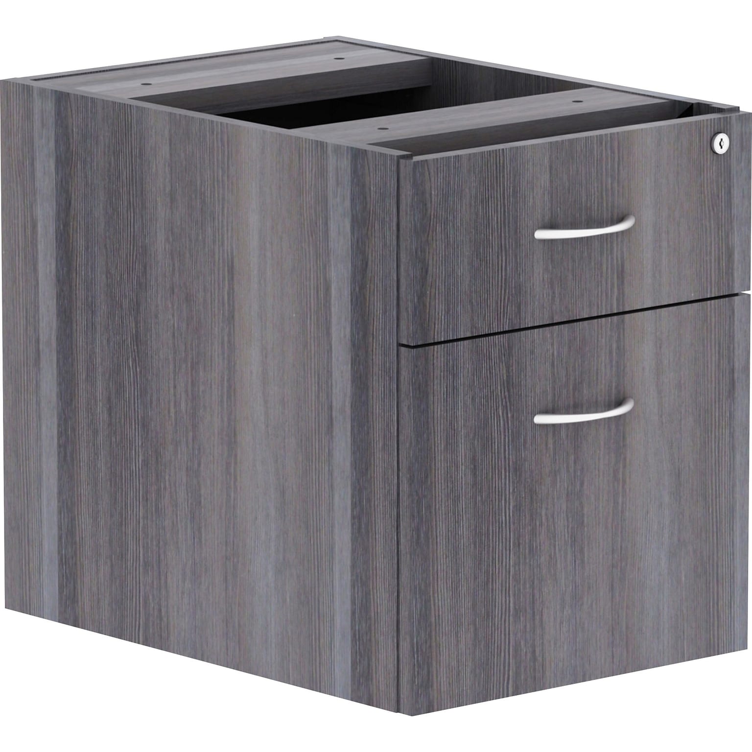 Lorell Essentials Series Box/File Hanging File Cabinet, Weathered Charcoal (LLR69562)