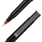 uniball Roller Rollerball Pens, Fine Point, 0.7mm, Red Ink, Dozen (60102)