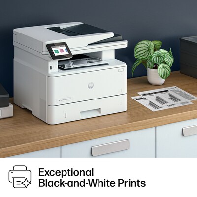HP LaserJet Pro MFP 4101fdn Black & White Laser Printer, All-In-One, Print, Scan, Copy, Fax, Best for Office (2Z618F)