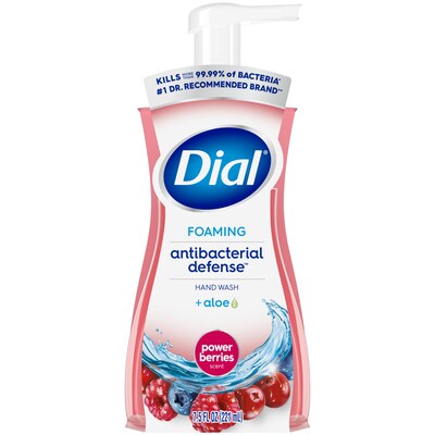 Dial Complete Antibacterial Foaming Hand Soap, Power Berries, 7.5 Oz. (DIA 03016)