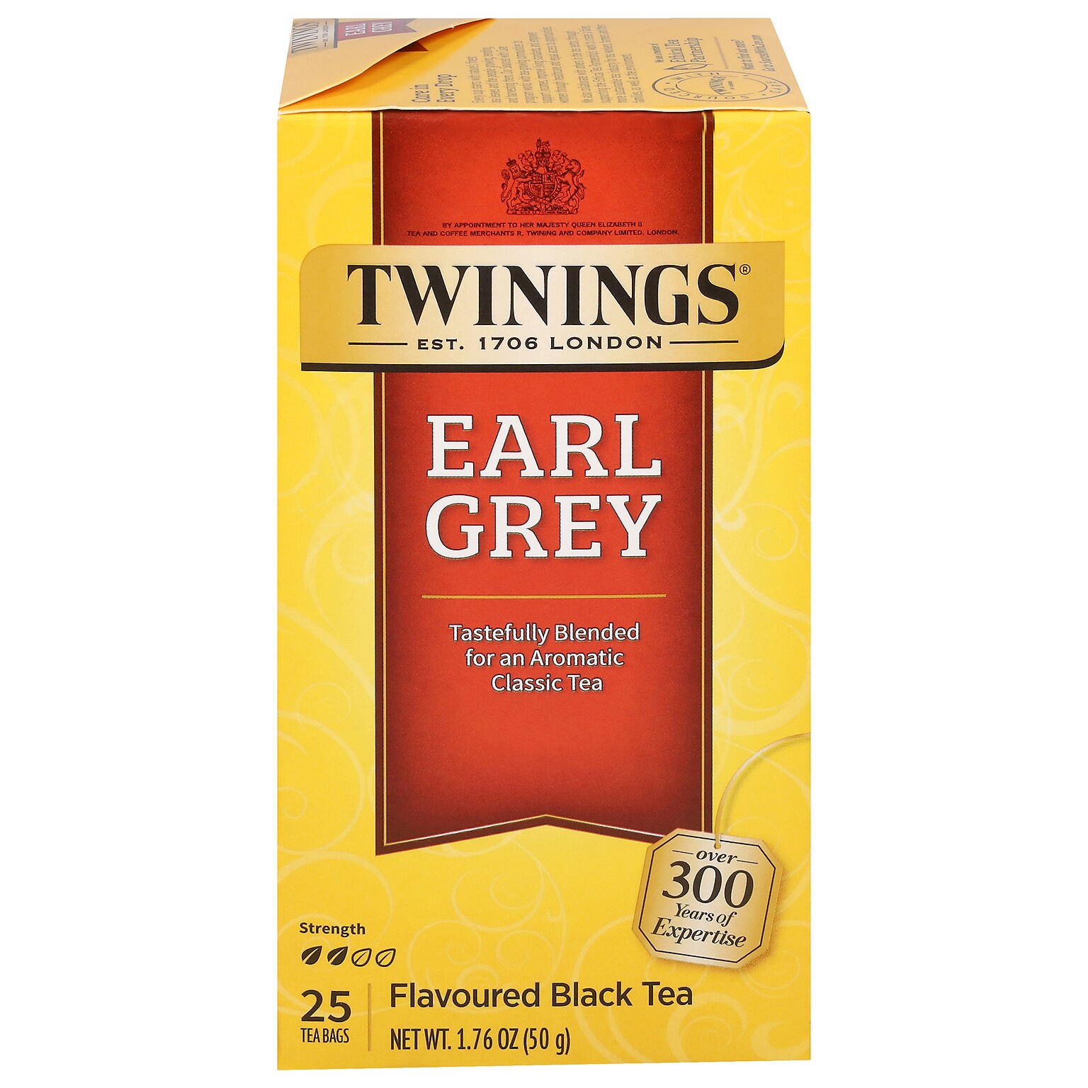 Twinings Earl Grey Tea Bags, 25/Box (TNA51728)