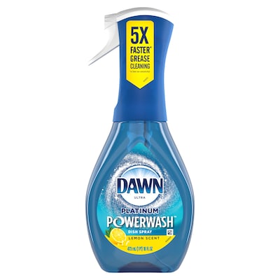 Dawn Ultra Platinum Powerwash Dish Soap Spray, Lemon Scent, 16 oz. (95355)