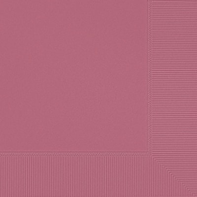 Party City Lunch Napkin, 2-Ply, Mauve, 40 Napkins/Pack (AM61211-164)