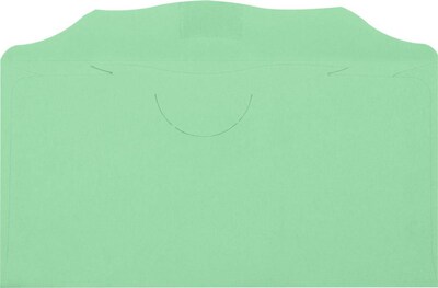 LUX Moistenable Glue Envelope 3 1/8 x 6 1/4, Pastel Green, 50/Pack (WS-7613-50)
