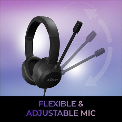 Adesso Stereo Over-Ear Headset, USB-C/USB-A (Xtream P7)