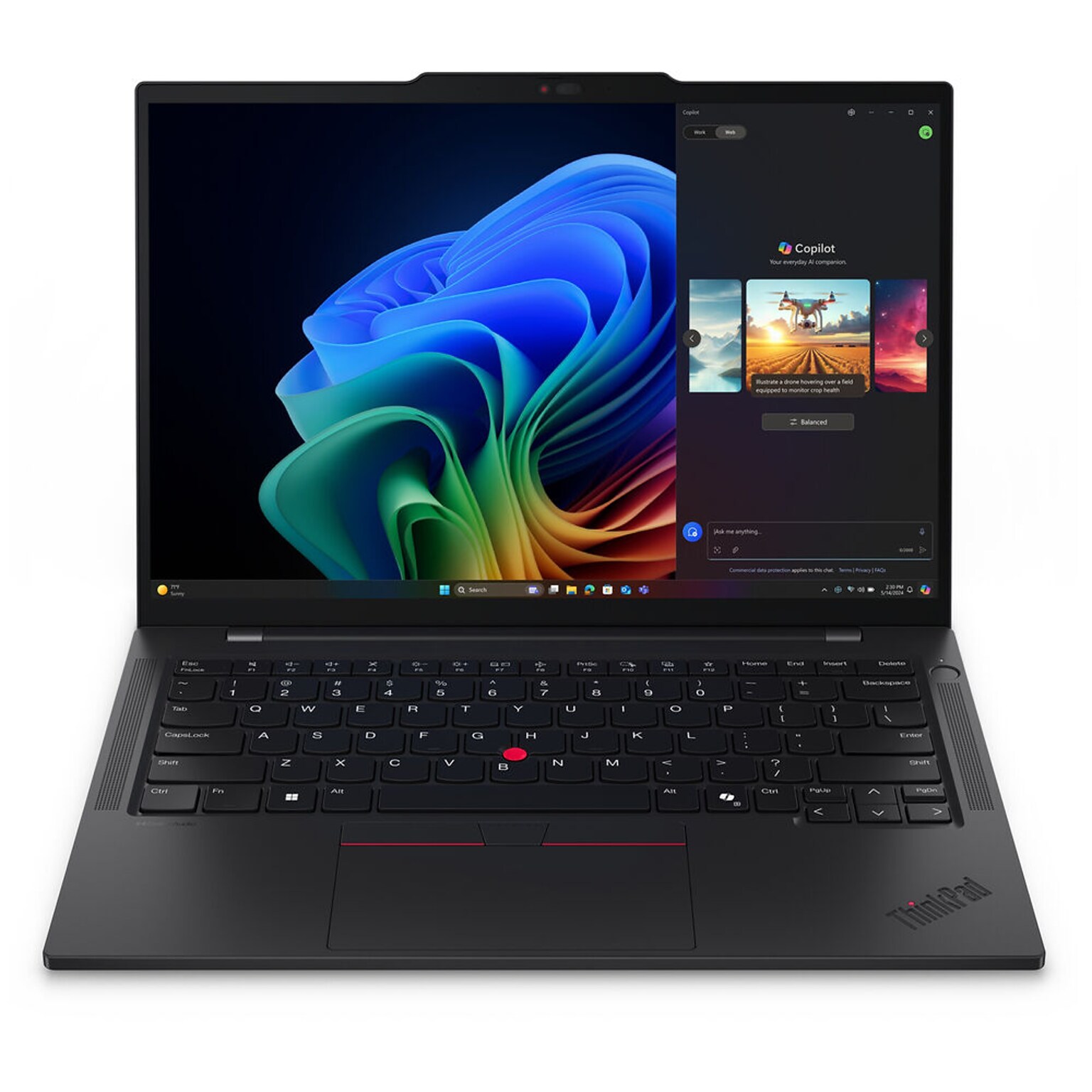 Lenovo ThinkPad T14s Gen 6 14 Touchscreen AI Laptop, Copilot+ PC, Intel Core Ultra 7, 2.2GHz, 32GB RAM, 1TB SSD, Windows 11 Pro