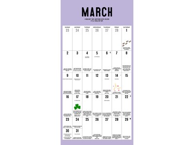 2025 Willow Creek Pun Intended 12" x 12" Monthly Wall Calendar (44582)