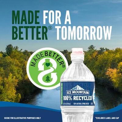 Ice Mountain Sport Cap 100% Natural Spring Water, 23.7 oz., 24/Carton (12087164)
