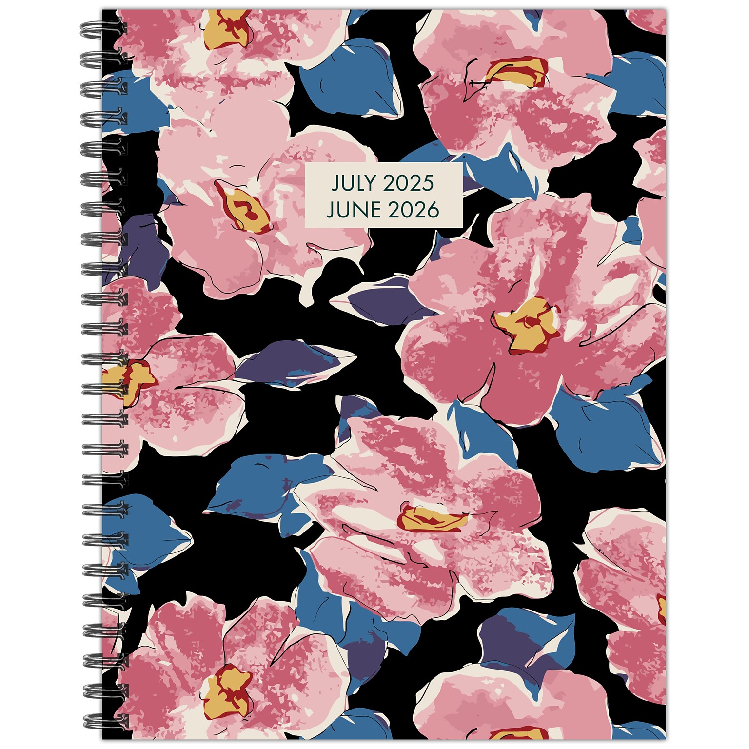 2025-2026 Willow Creek Pink Florals 8.5 x 11 Academic Year Weekly & Monthly Planner, Multicolored (54956)