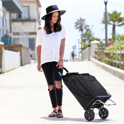 Trolley Dolly Bigger Folding Hand Truck, 200 lb. Capacity, Black (01-562)
