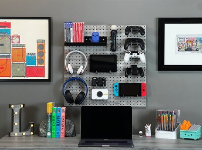 Triton Products High Density, Thermally Fused Laminate, Decorative Pegboard, Set of 2 (024-SB)