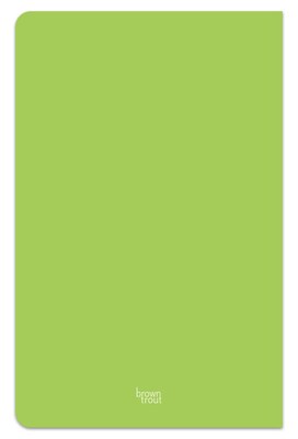 BrownTrout Pantone 5.25 x 8.25 Lined Compact Journal, Paper Cover, Green (9781975480554)