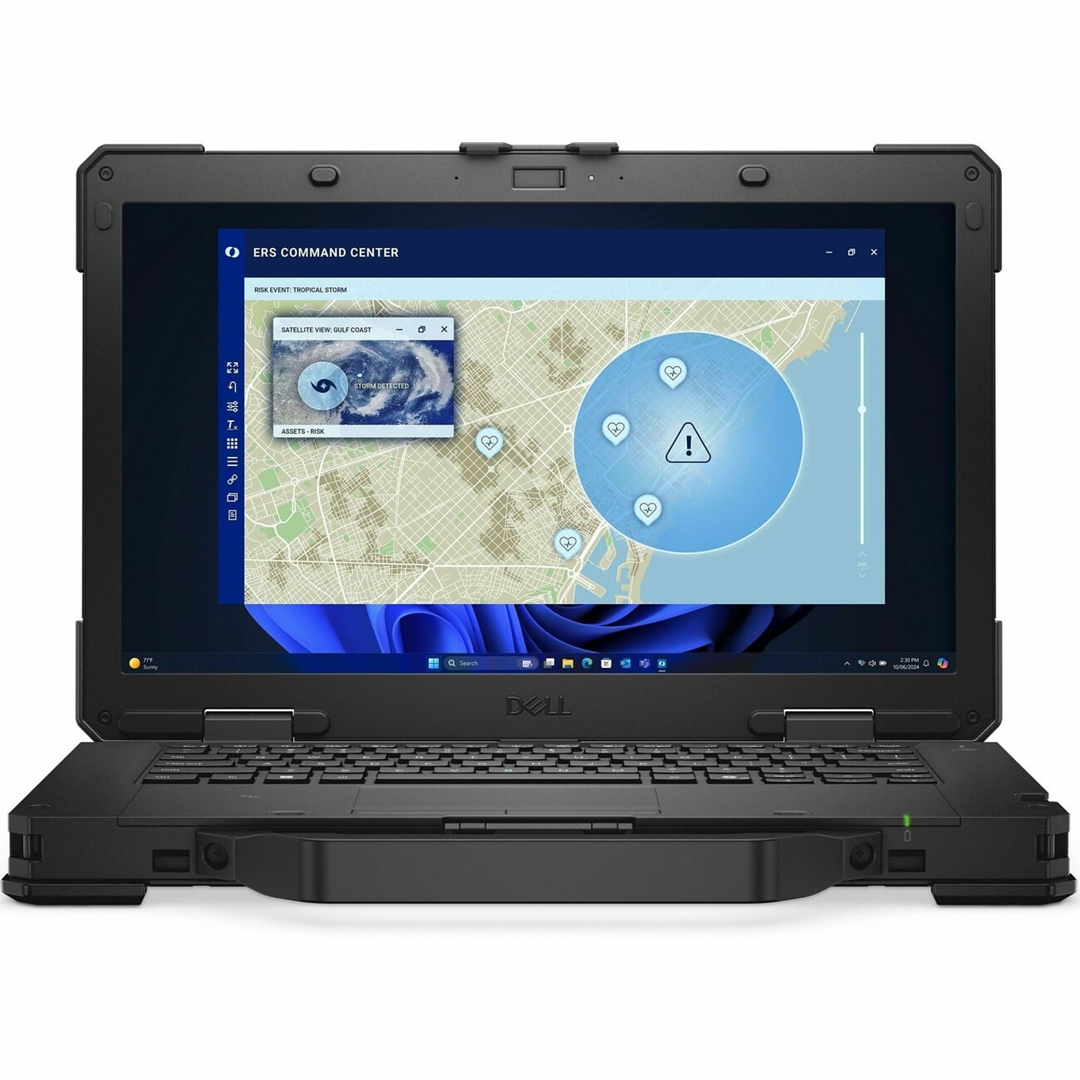 Dell Pro Rugged 14 LED Touchscreen Laptop, Intel Core Ultra 7, 16GB RAM, 512GB SSD, Backlit Keyboard, Windows 11 Pro (JGJX6)