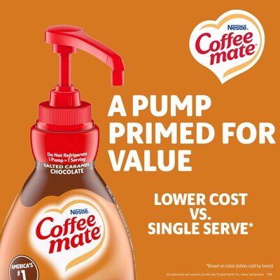 Coffee mate Salted Caramel Chocolate Lactose Free Liquid Creamer, 50.7 fl. oz. (12323367)