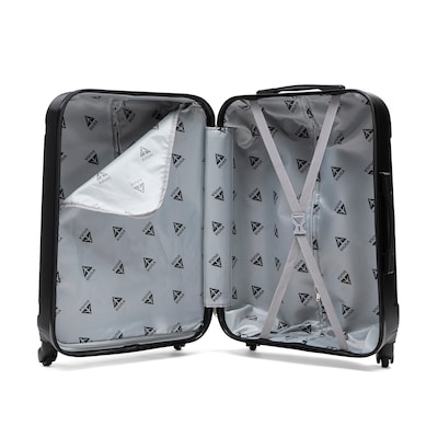 InUSA Pilot 33.27" Hardside Suitcase, 4-Wheeled Spinner, TSA Checkpoint Friendly, Coal (IUPIL00XL-COA)
