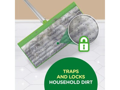 Swiffer Sweeper Wet Mopping Pad Refill, Fresh Scent, White, 24/Pack, 6 Packs/Carton (35155)