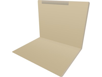 Medical Arts Press Heavy-Duty End Tab File Folder, Straight Cut, Letter-Size, Manila, 50/Box (S-09466-GRY)