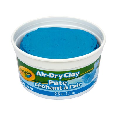 Crayola Air Dry Clay, Blue, 4/Bundle (BIN575142-4)