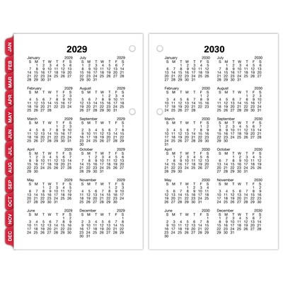 2027 AT-A-GLANCE 6" x 3.5" Daily Desk Calendar Refill Pages, White/Black (E017-50-27)
