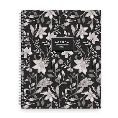 2027 Blue Sky 8.5 x 11 Weekly & Monthly Planner, Black/White (160989)