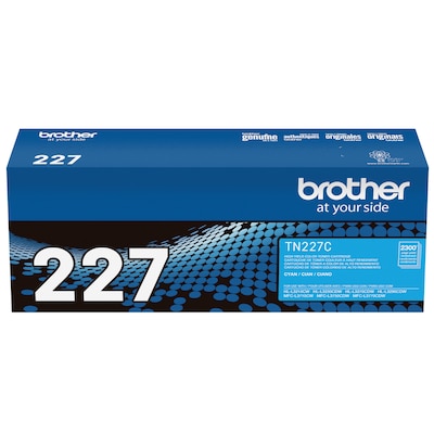 Brother TN-227 Cyan High Yield Toner Cartridge  (TN227C)