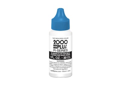 2000 Plus® PI Refill Ink, Blue, 1 oz.