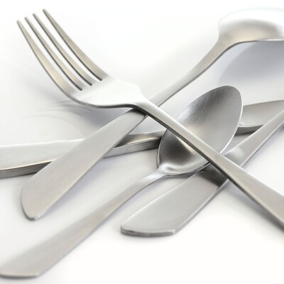 MegaChef Gibbous Stainless Steel Flatware Set,  20 Piece (937112461M)