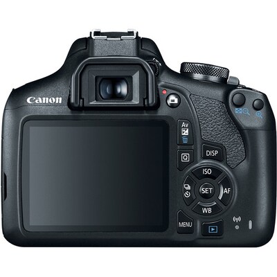 Canon EOS Rebel T7 24.1 Megapixel Camera with 18-55mm and 75-300mm Lenses, Black (2727C021)
