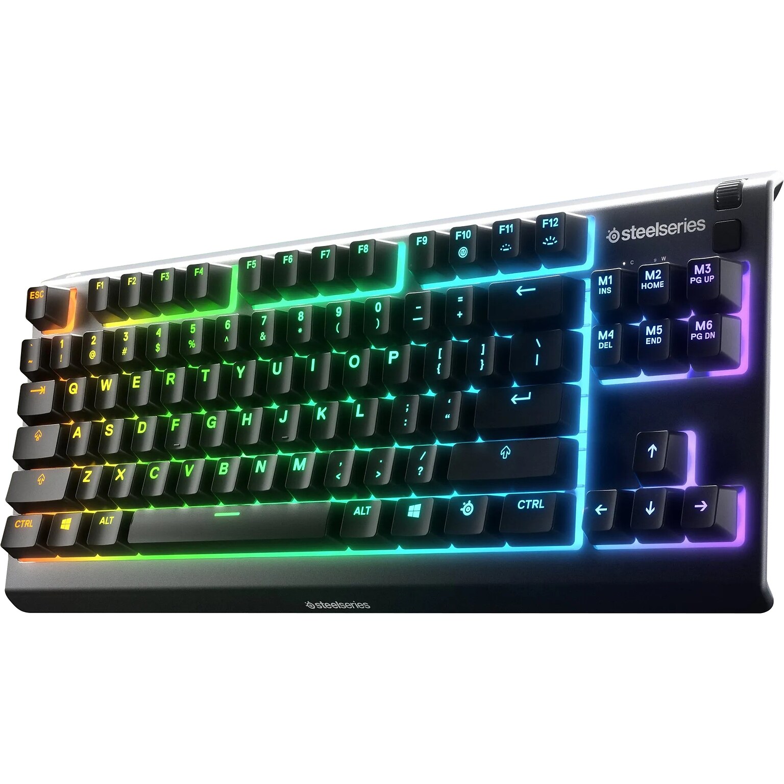 SteelSeries Apex 3 TKL Gaming Keyboard with RGB Lighting, Black (64831)